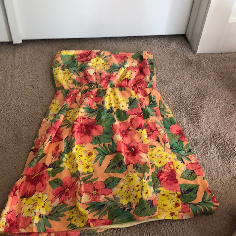 Multi color sleeveless dress